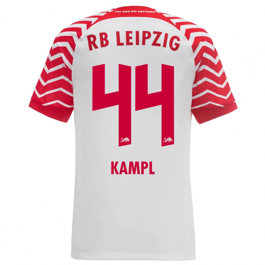 Herren Fußball Kevin Kampl #44 Weiß Heimtrikot Trikot 2023/24 T-Shirt Luxemburg