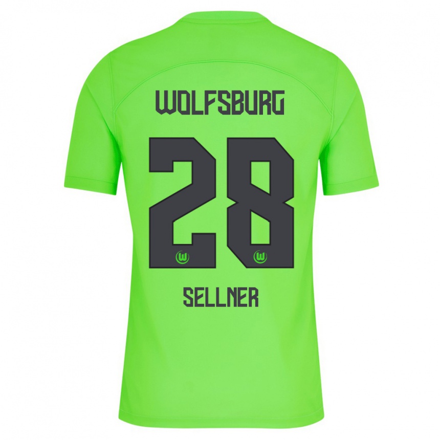 Herren Fußball Tabea Sellner #28 Grün Heimtrikot Trikot 2023/24 T-Shirt Luxemburg