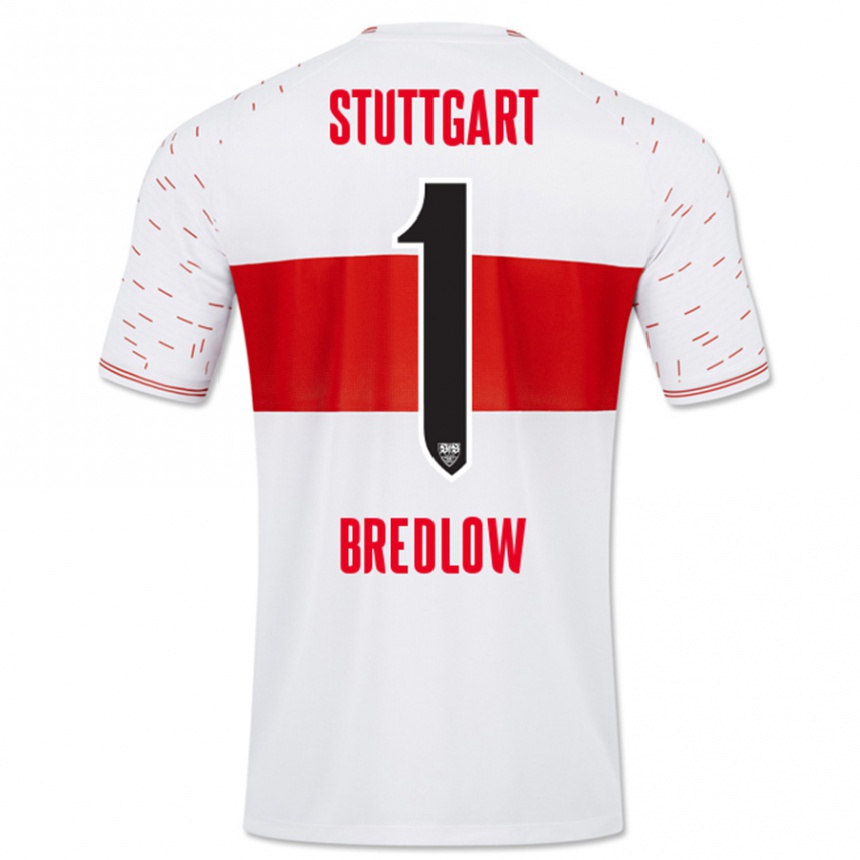 Herren Fußball Fabian Bredlow #1 Weiß Heimtrikot Trikot 2023/24 T-Shirt Luxemburg