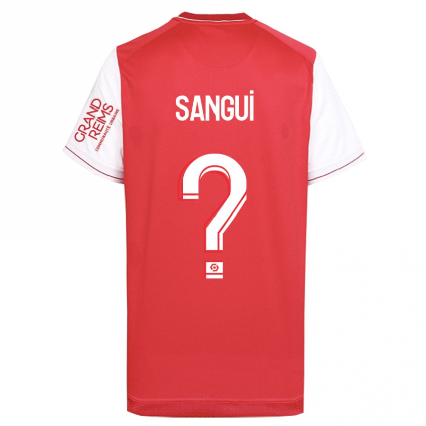 Herren Fußball Nhoa Sangui #0 Rot Heimtrikot Trikot 2023/24 T-Shirt Luxemburg