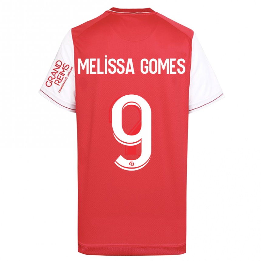 Herren Fußball Melissa Ferreira Gomes #9 Rot Heimtrikot Trikot 2023/24 T-Shirt Luxemburg