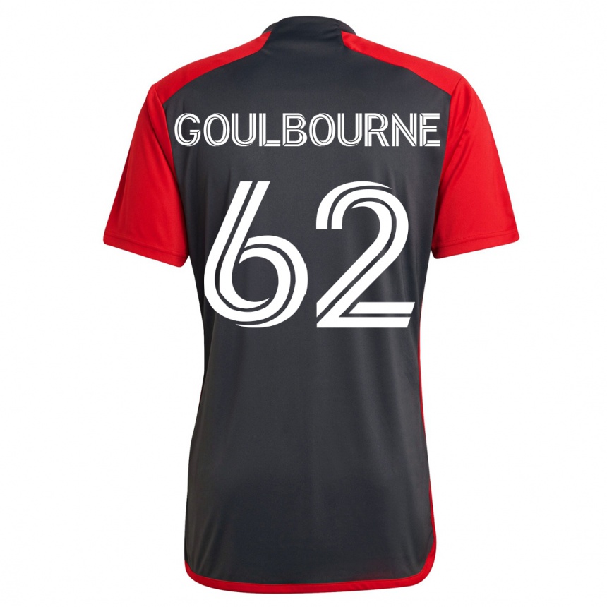 Herren Fußball Rohan Goulbourne #62 Grau Heimtrikot Trikot 2023/24 T-Shirt Luxemburg