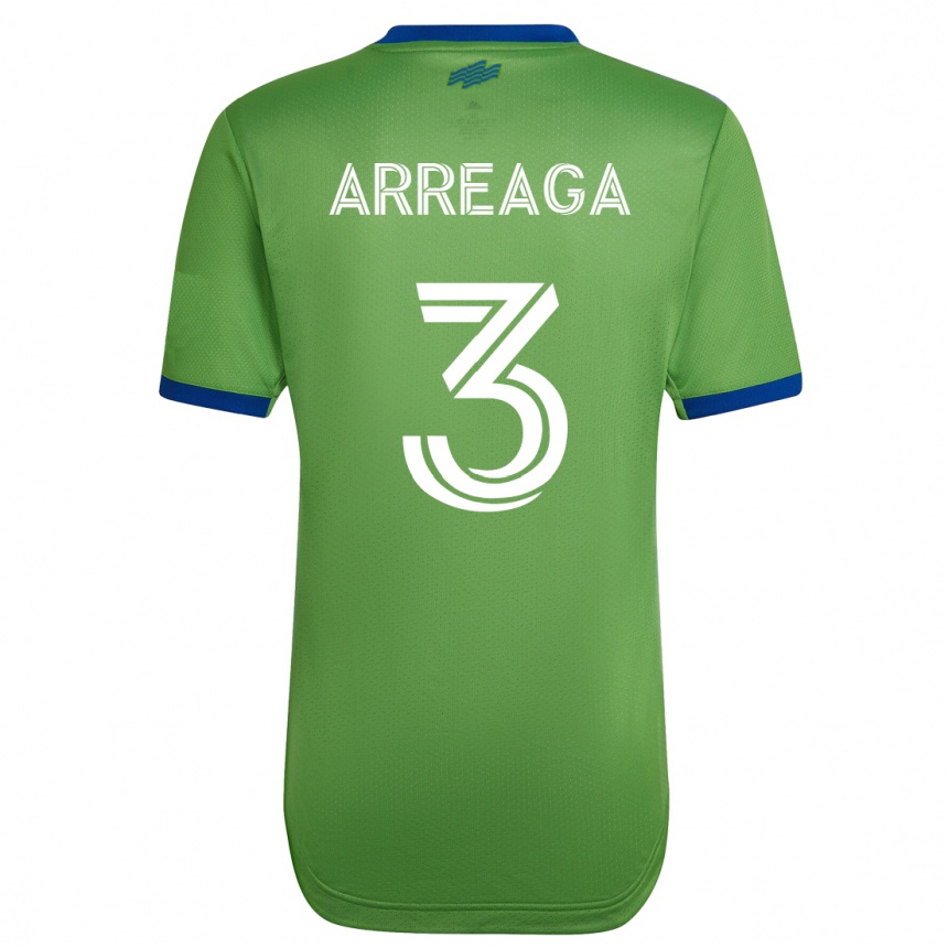 Herren Fußball Xavier Arreaga #3 Grün Heimtrikot Trikot 2023/24 T-Shirt Luxemburg