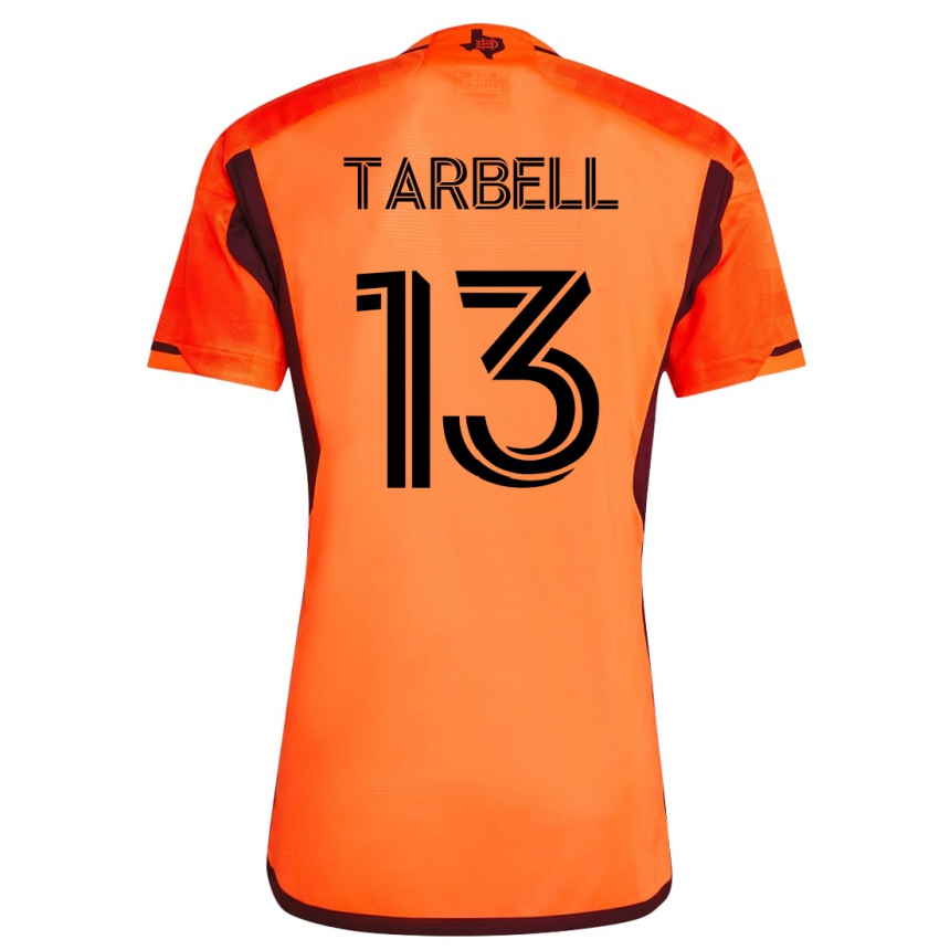 Herren Fußball Andrew Tarbell #13 Orangefarben Heimtrikot Trikot 2023/24 T-Shirt Luxemburg