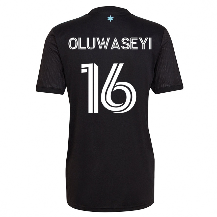 Herren Fußball Tani Oluwaseyi #16 Schwarz Heimtrikot Trikot 2023/24 T-Shirt Luxemburg