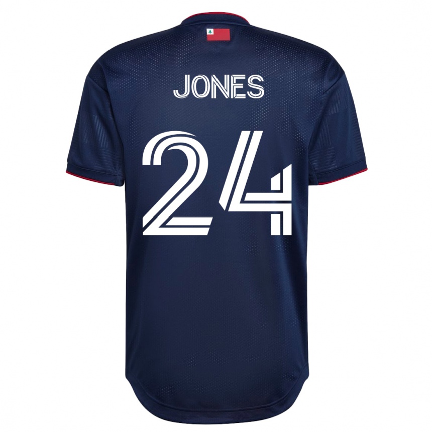 Herren Fußball Dejuan Jones #24 Marine Heimtrikot Trikot 2023/24 T-Shirt Luxemburg