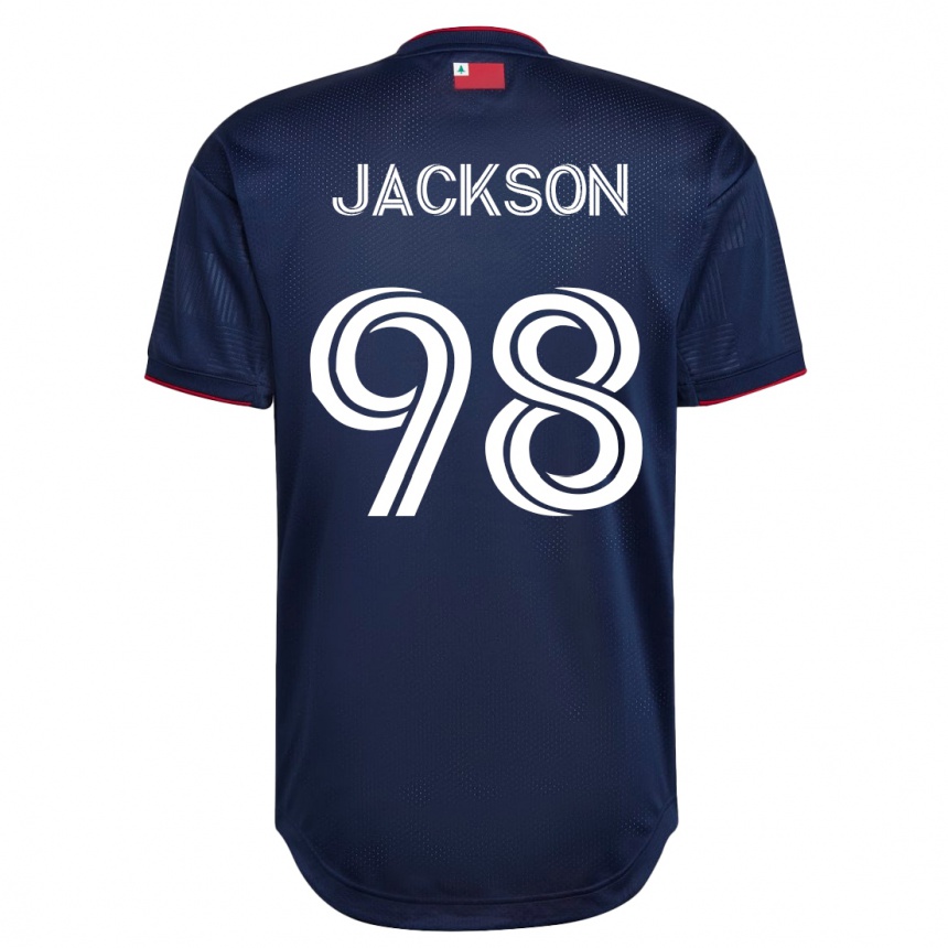 Herren Fußball Jacob Jackson #98 Marine Heimtrikot Trikot 2023/24 T-Shirt Luxemburg