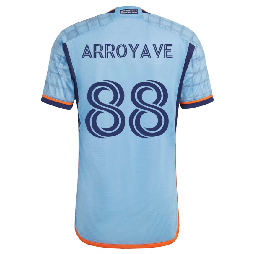 Herren Fußball Jacob Arroyave #88 Blau Heimtrikot Trikot 2023/24 T-Shirt Luxemburg