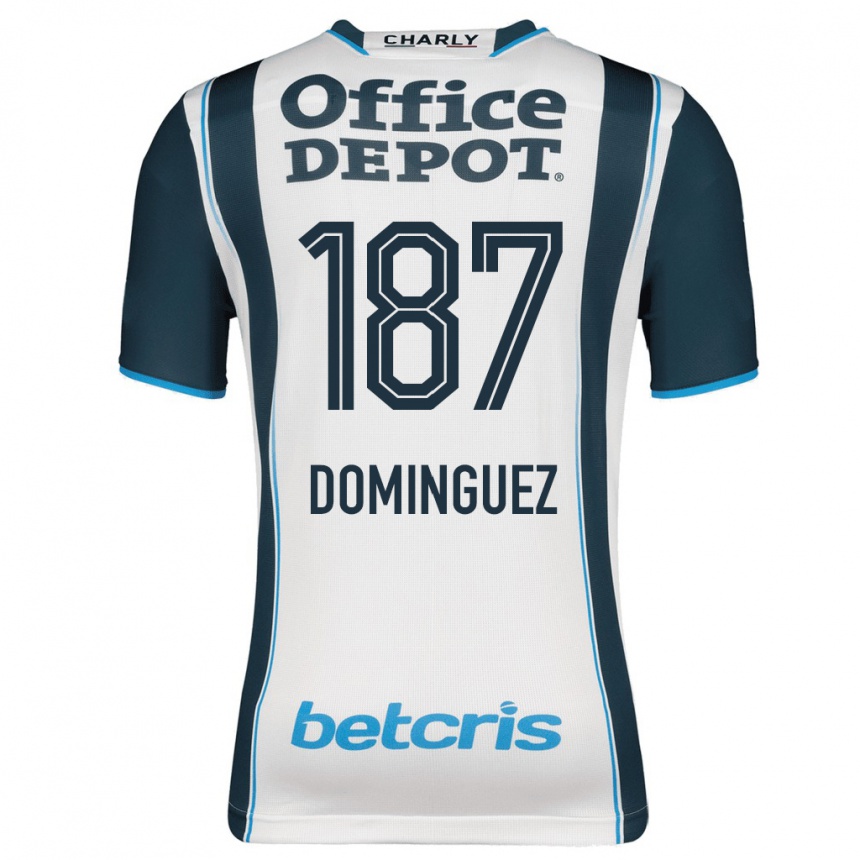 Herren Fußball Alexéi Domínguez #187 Marine Heimtrikot Trikot 2023/24 T-Shirt Luxemburg