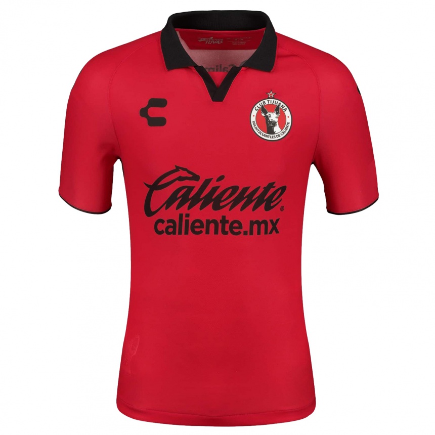 Herren Fußball Rodrigo Parra #5 Rot Heimtrikot Trikot 2023/24 T-Shirt Luxemburg