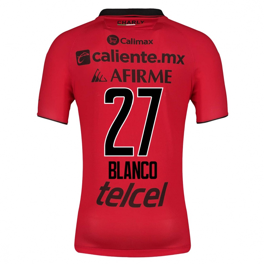 Herren Fußball Domingo Blanco #27 Rot Heimtrikot Trikot 2023/24 T-Shirt Luxemburg