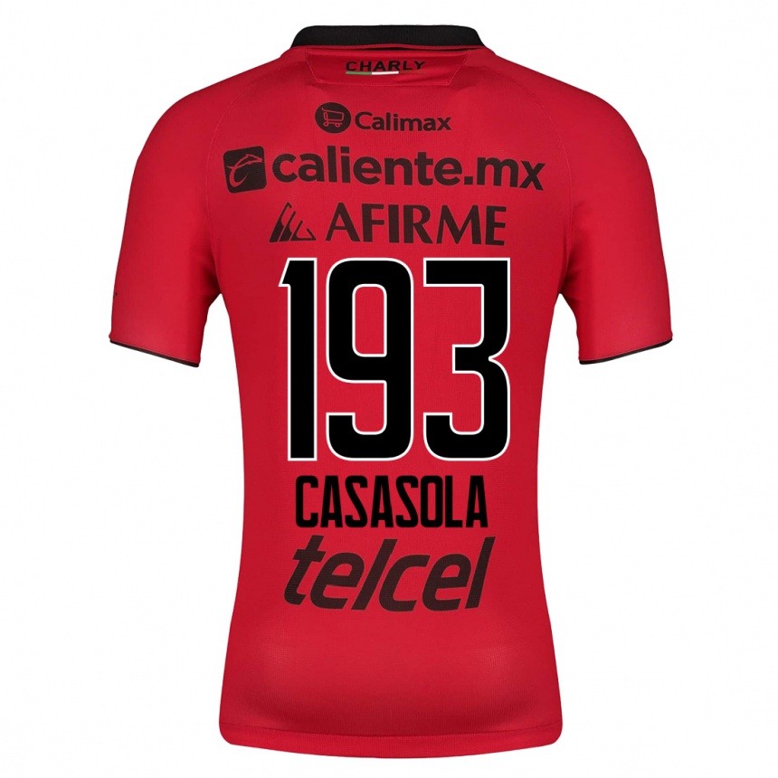 Herren Fußball Axel Casasola #193 Rot Heimtrikot Trikot 2023/24 T-Shirt Luxemburg