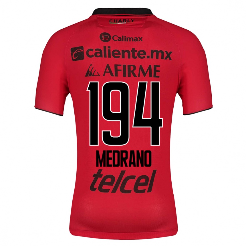 Herren Fußball Luis Medrano #194 Rot Heimtrikot Trikot 2023/24 T-Shirt Luxemburg