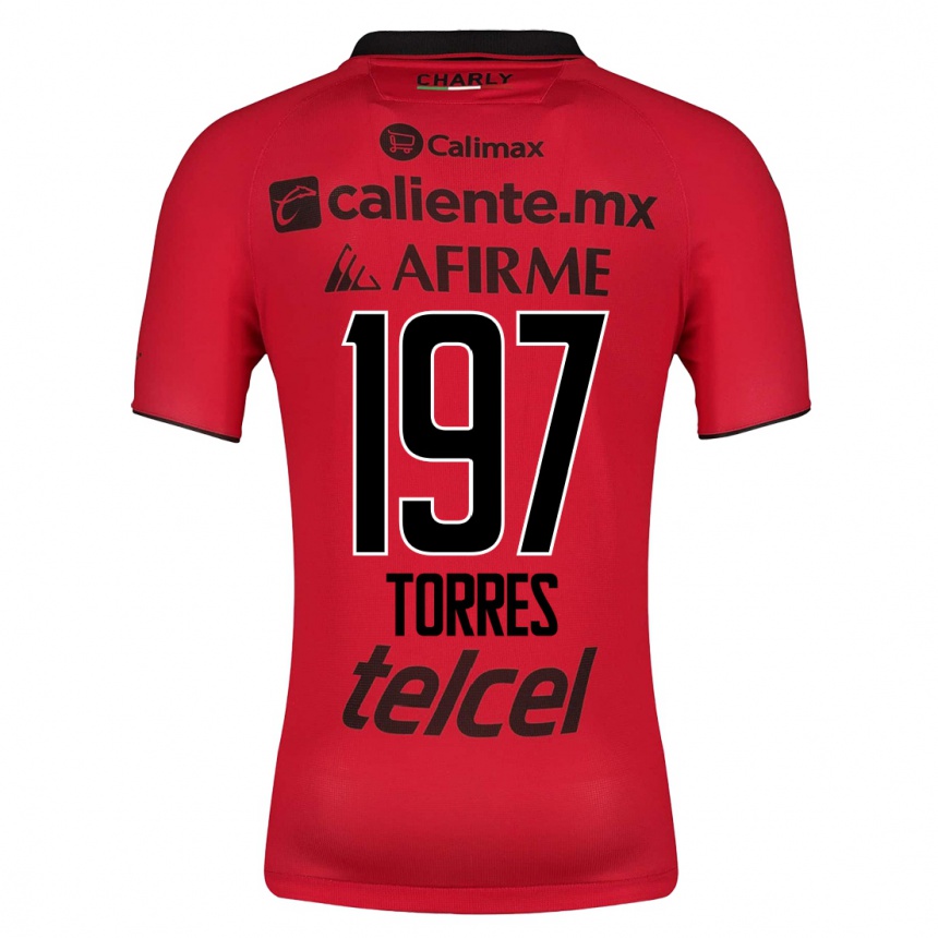 Herren Fußball Christopher Torres #197 Rot Heimtrikot Trikot 2023/24 T-Shirt Luxemburg