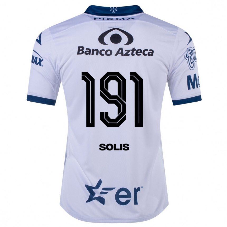 Herren Fußball César Solís #191 Weiß Heimtrikot Trikot 2023/24 T-Shirt Luxemburg