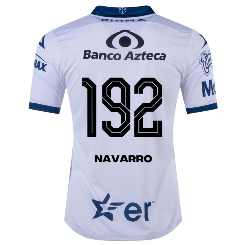 Herren Fußball Eduardo Navarro #192 Weiß Heimtrikot Trikot 2023/24 T-Shirt Luxemburg
