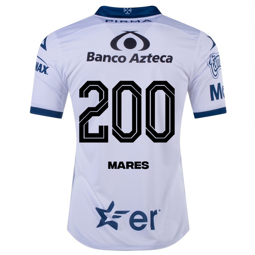 Herren Fußball Cristian Mares #200 Weiß Heimtrikot Trikot 2023/24 T-Shirt Luxemburg