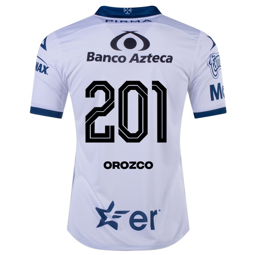 Herren Fußball Fabrizzio Orozco #201 Weiß Heimtrikot Trikot 2023/24 T-Shirt Luxemburg