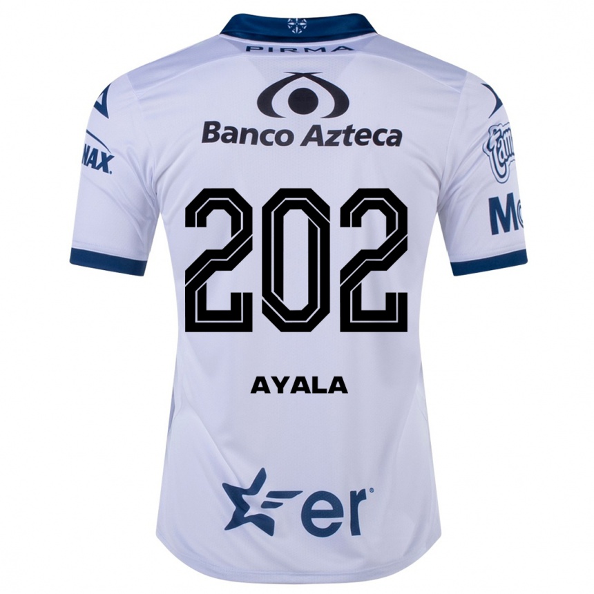 Herren Fußball Diego Ayala #202 Weiß Heimtrikot Trikot 2023/24 T-Shirt Luxemburg