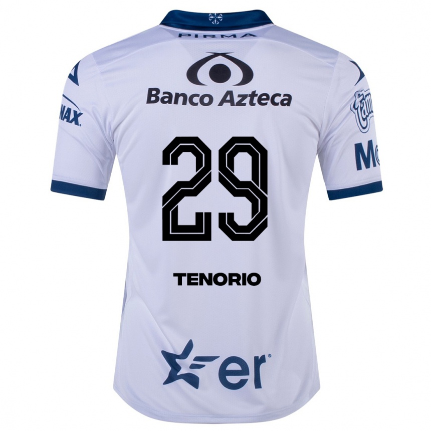 Herren Fußball Jessica Tenorio #29 Weiß Heimtrikot Trikot 2023/24 T-Shirt Luxemburg