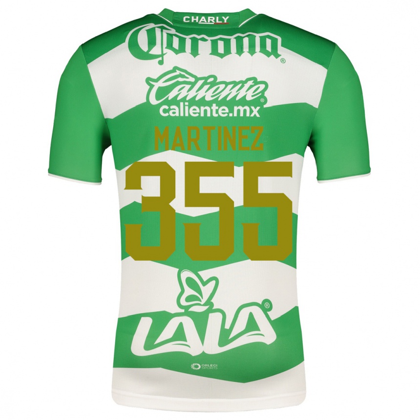 Herren Fußball Leonardo Martinez #355 Grün Heimtrikot Trikot 2023/24 T-Shirt Luxemburg