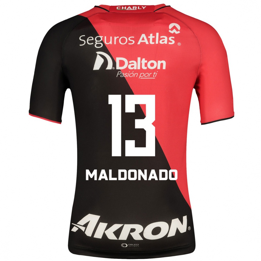Herren Fußball Maritza Maldonado #13 Schwarz Heimtrikot Trikot 2023/24 T-Shirt Luxemburg
