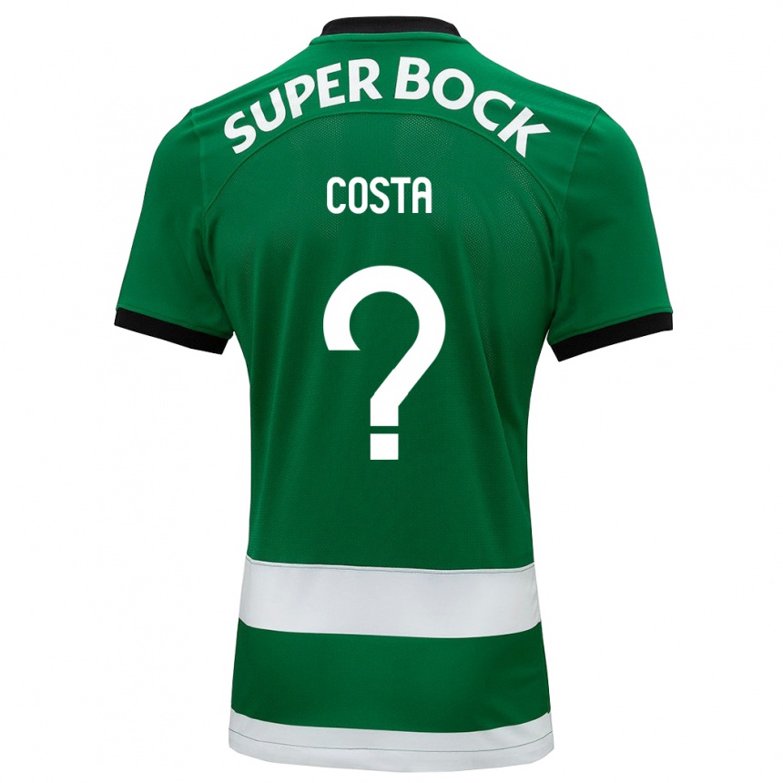 Herren Fußball Daniel Costa #0 Grün Heimtrikot Trikot 2023/24 T-Shirt Luxemburg
