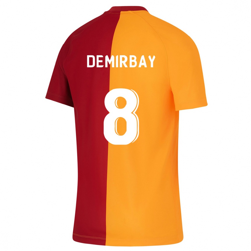 Herren Fußball Kerem Demirbay #8 Orangefarben Heimtrikot Trikot 2023/24 T-Shirt Luxemburg