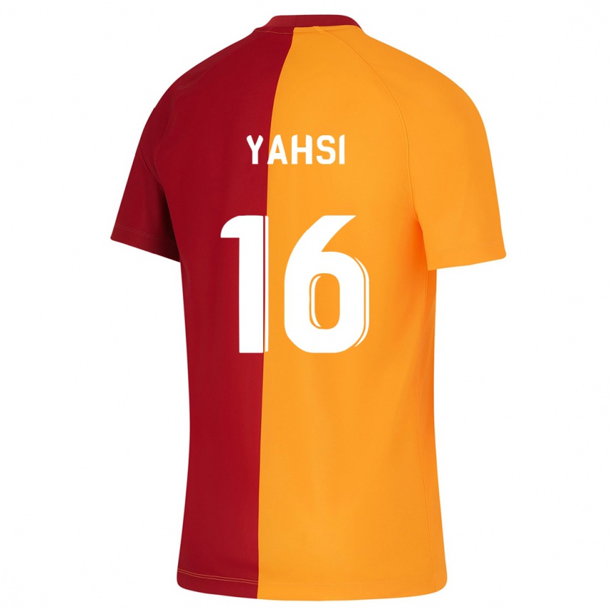 Herren Fußball Ismail Yahsi #16 Orangefarben Heimtrikot Trikot 2023/24 T-Shirt Luxemburg