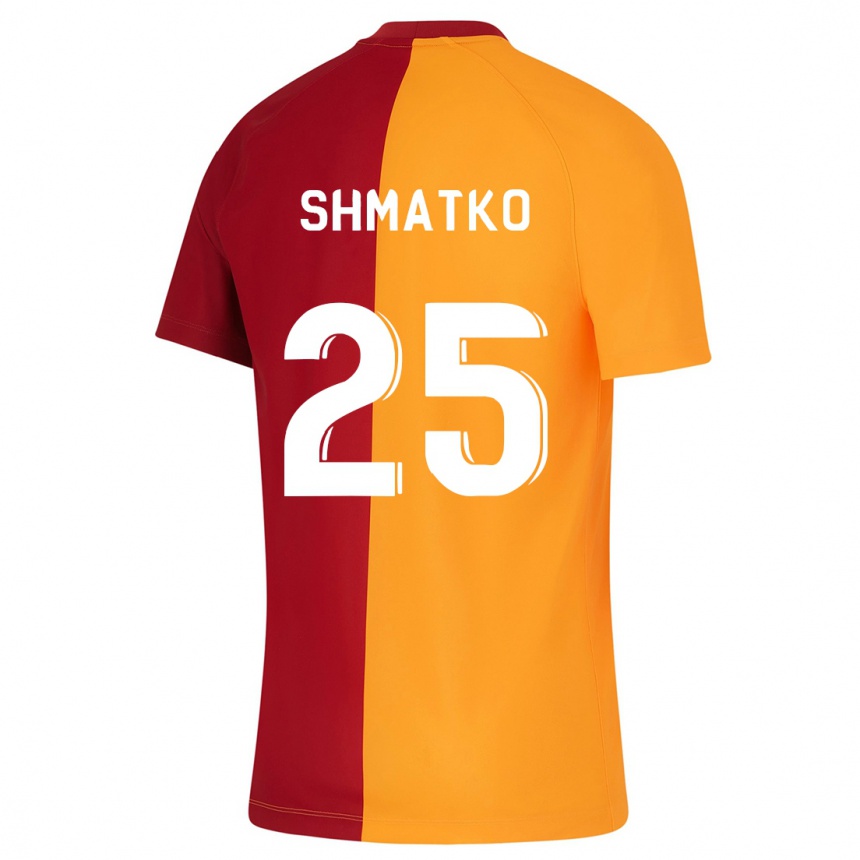 Herren Fußball Lyubov Shmatko #25 Orangefarben Heimtrikot Trikot 2023/24 T-Shirt Luxemburg