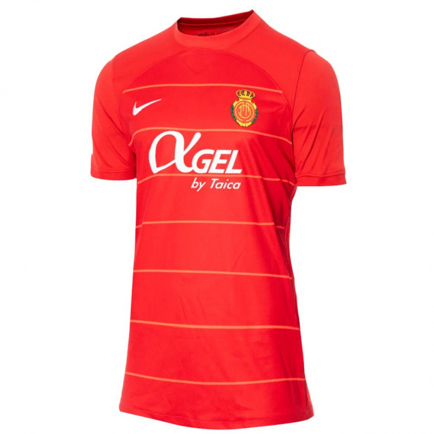 Herren Fußball Iván Cuéllar #25 Rot Heimtrikot Trikot 2023/24 T-Shirt Luxemburg