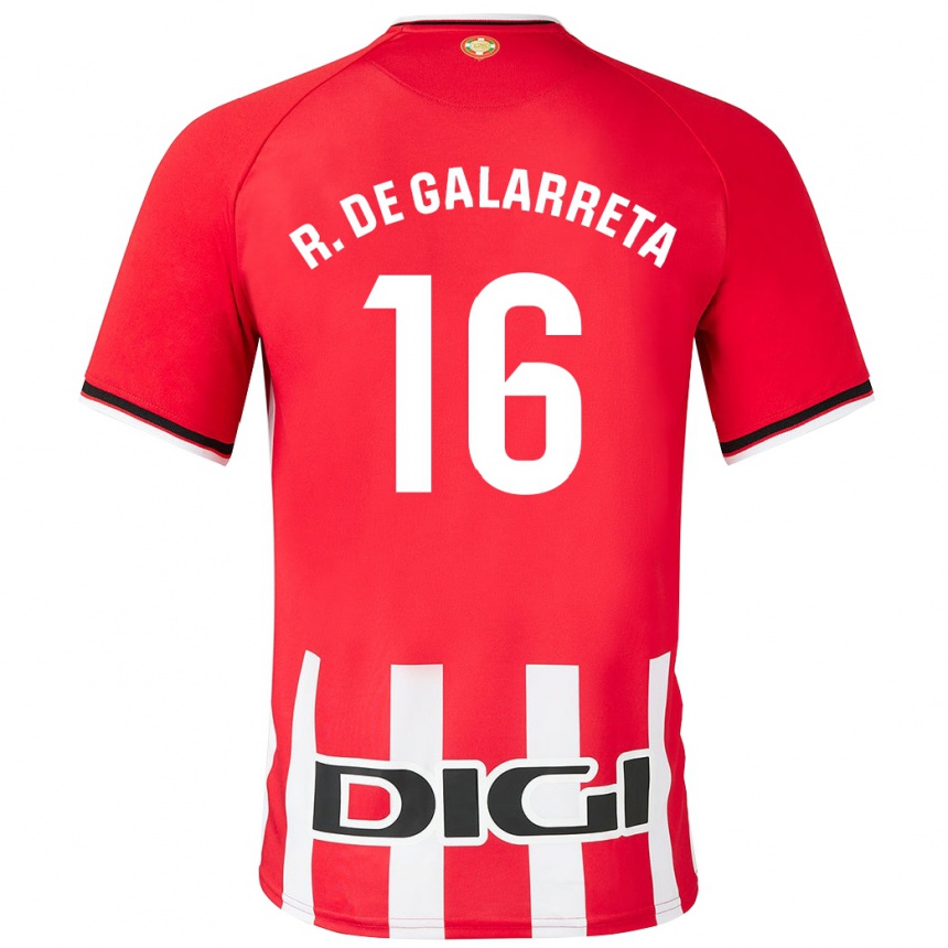 Herren Fußball Iñigo Ruiz De Galarreta #16 Rot Heimtrikot Trikot 2023/24 T-Shirt Luxemburg