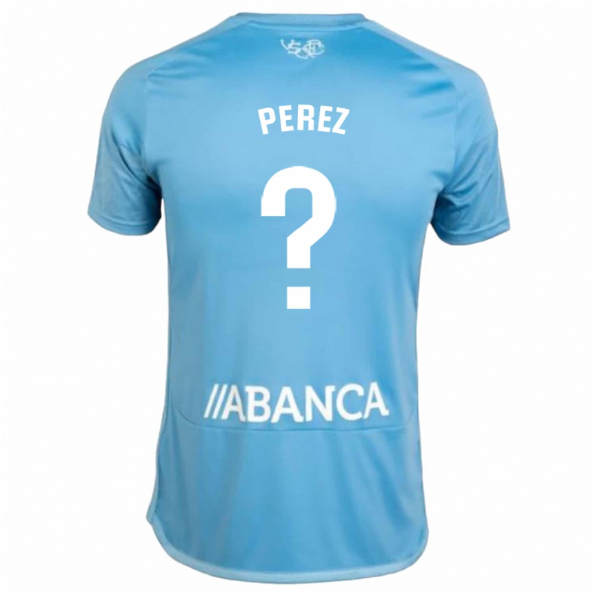 Herren Fußball Iván Pérez #0 Blau Heimtrikot Trikot 2023/24 T-Shirt Luxemburg