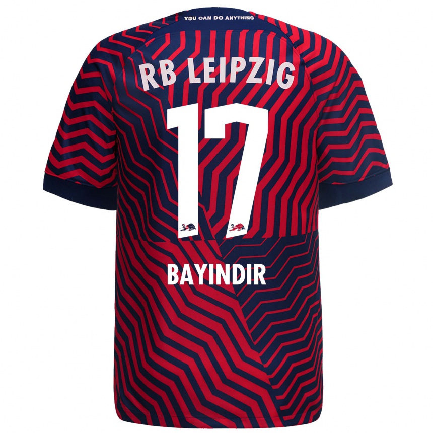 Herren Fußball Aris Bayindir #17 Blau Rot Auswärtstrikot Trikot 2023/24 T-Shirt Luxemburg