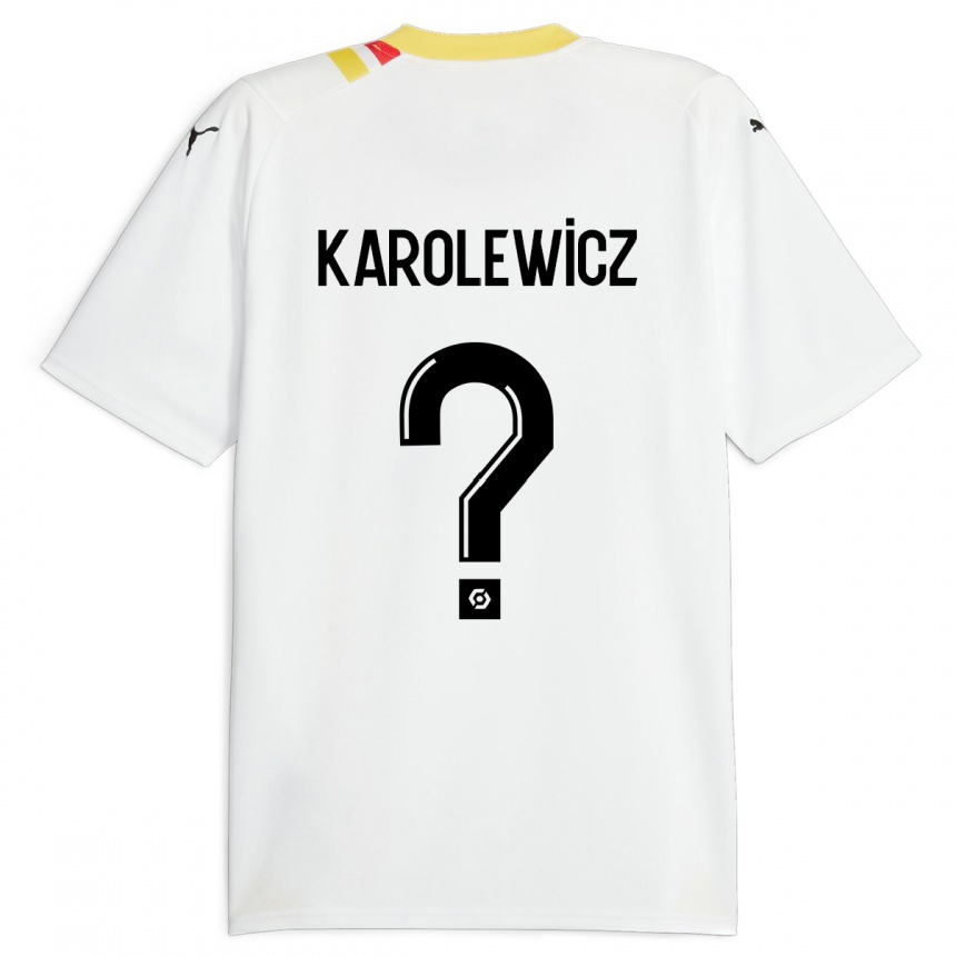 Herren Fußball Roman Karolewicz #0 Schwarz Auswärtstrikot Trikot 2023/24 T-Shirt Luxemburg