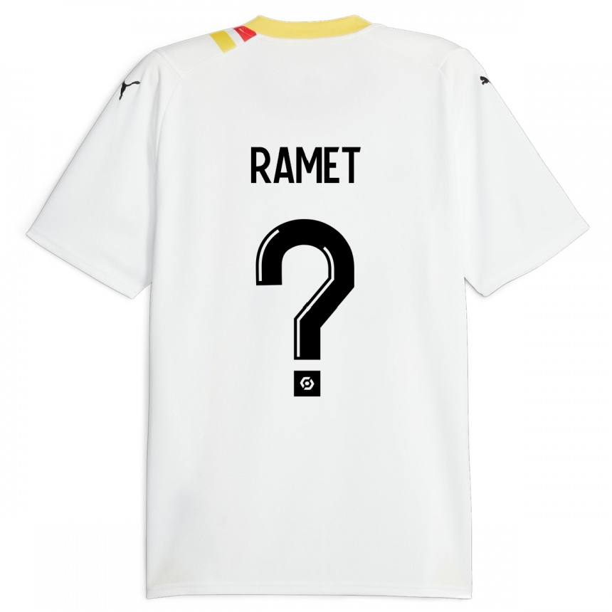 Herren Fußball Simon Ramet #0 Schwarz Auswärtstrikot Trikot 2023/24 T-Shirt Luxemburg