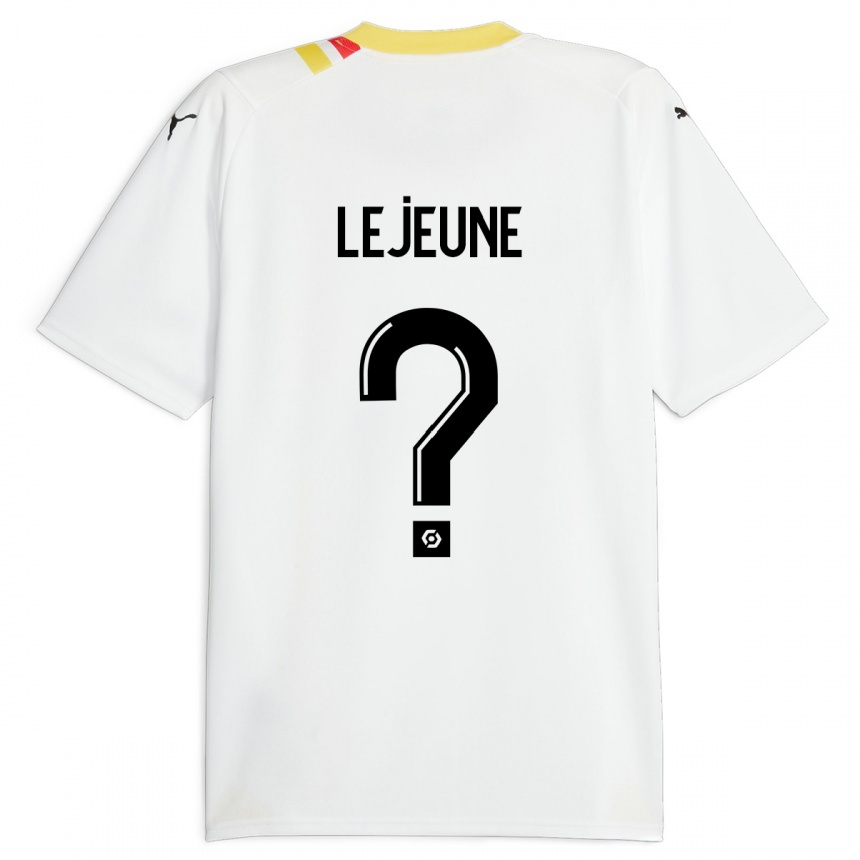 Herren Fußball Romane Lejeune #0 Schwarz Auswärtstrikot Trikot 2023/24 T-Shirt Luxemburg