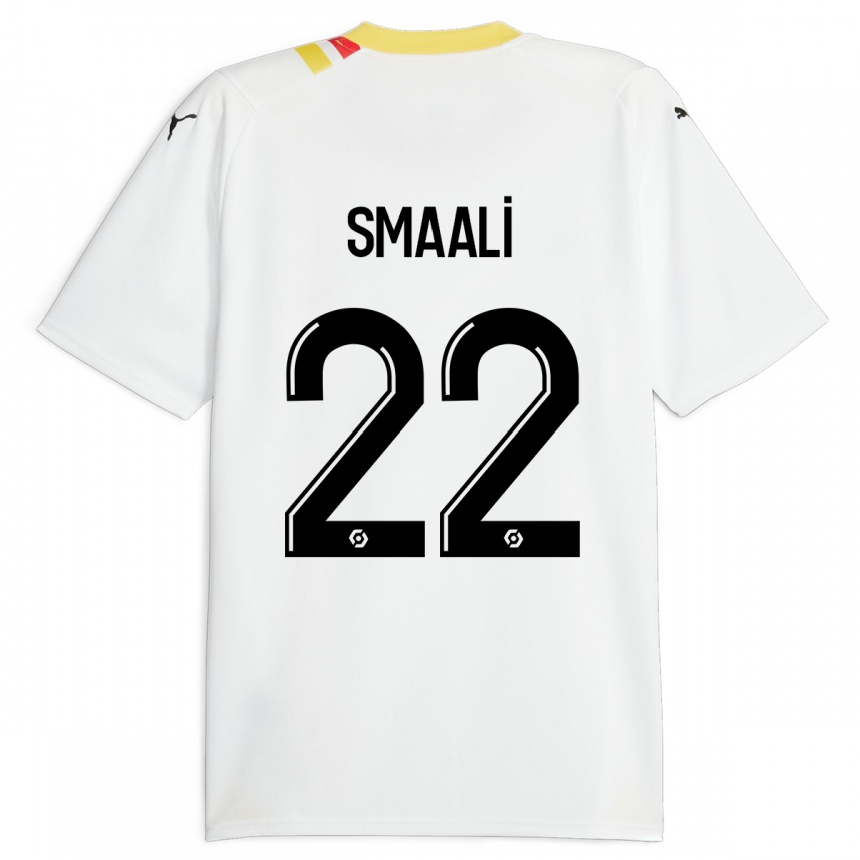 Herren Fußball Emma Smaali #22 Schwarz Auswärtstrikot Trikot 2023/24 T-Shirt Luxemburg