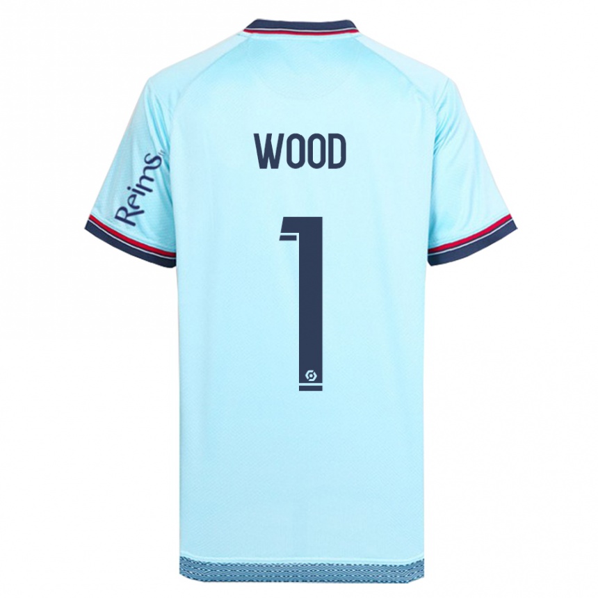 Herren Fußball Mackenzie Wood #1 Himmelblau Auswärtstrikot Trikot 2023/24 T-Shirt Luxemburg