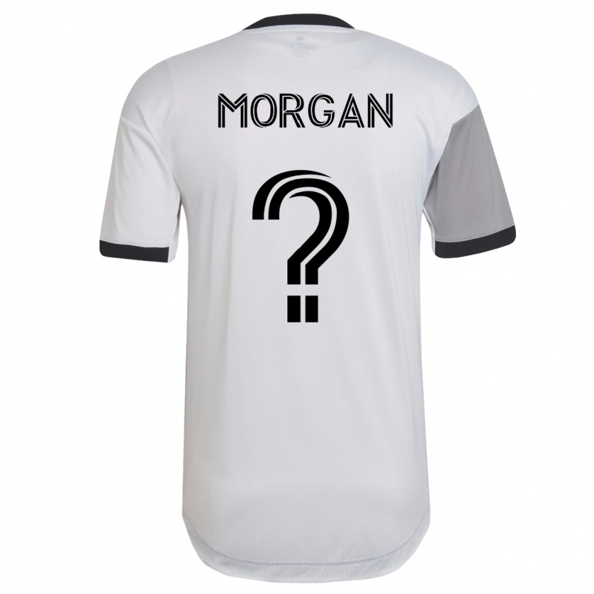 Herren Fußball Myles Morgan #0 Weiß Auswärtstrikot Trikot 2023/24 T-Shirt Luxemburg