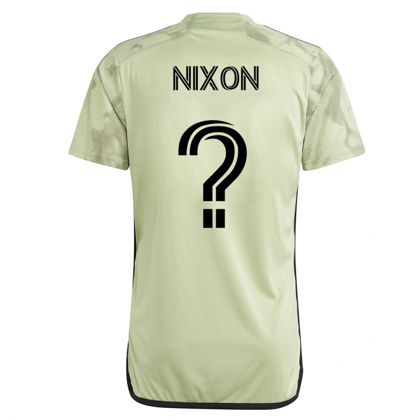 Herren Fußball Shakir Nixon #0 Grün Auswärtstrikot Trikot 2023/24 T-Shirt Luxemburg