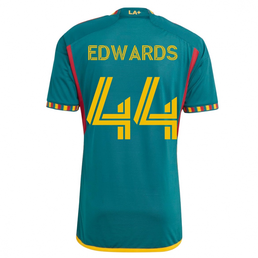 Herren Fußball Raheem Edwards #44 Grün Auswärtstrikot Trikot 2023/24 T-Shirt Luxemburg