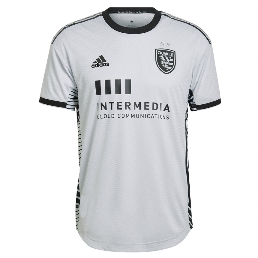 Herren Fußball Jonathan Mensah #4 Weiß Auswärtstrikot Trikot 2023/24 T-Shirt Luxemburg