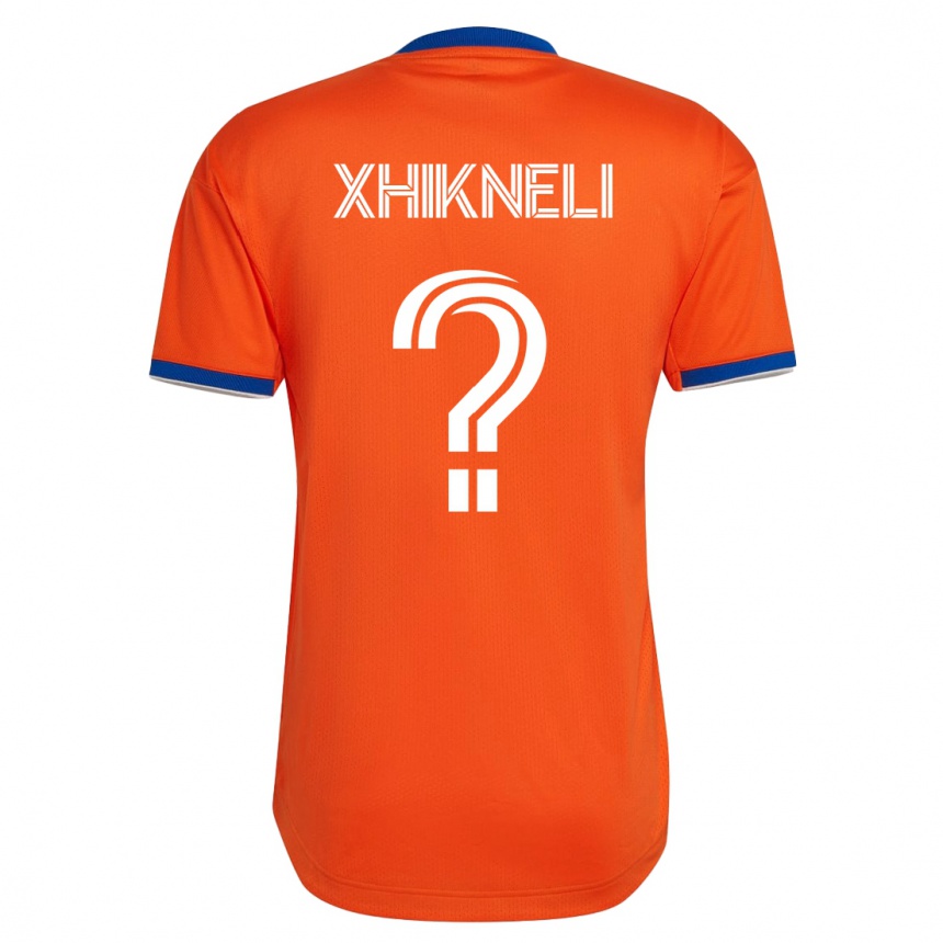 Herren Fußball Diego Xhikneli #0 Weiß Auswärtstrikot Trikot 2023/24 T-Shirt Luxemburg