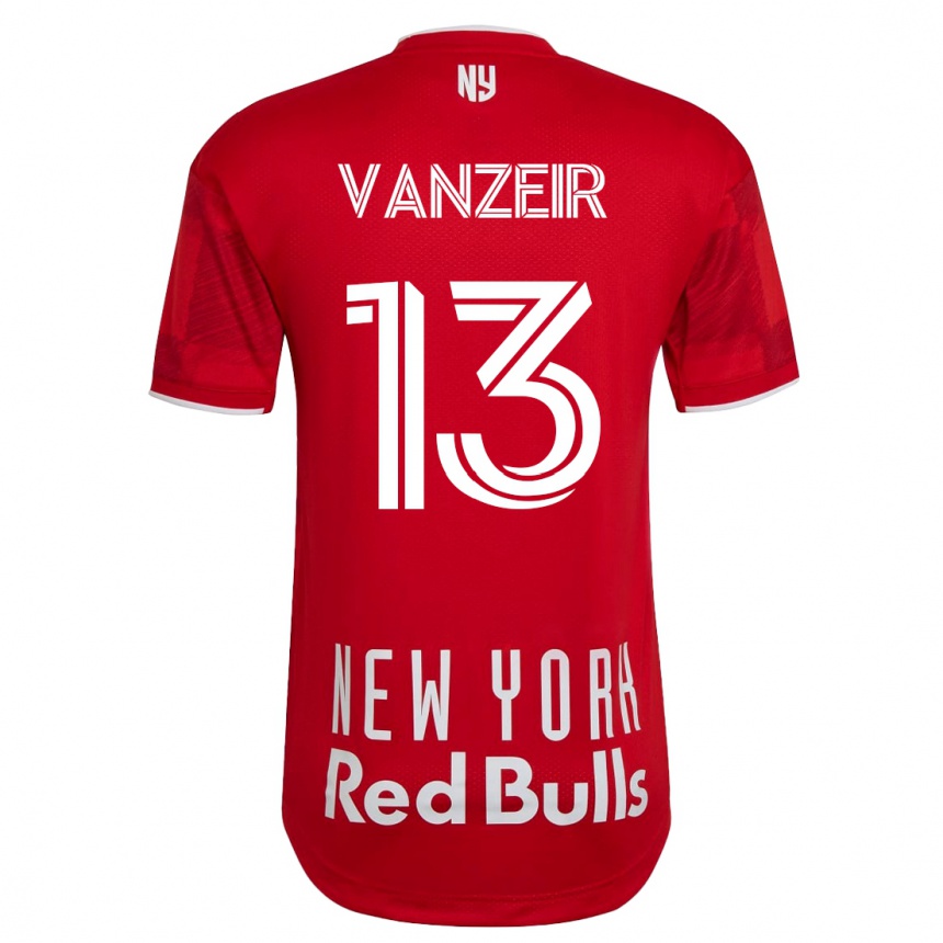 Herren Fußball Dante Vanzeir #13 Beige-Gold Auswärtstrikot Trikot 2023/24 T-Shirt Luxemburg