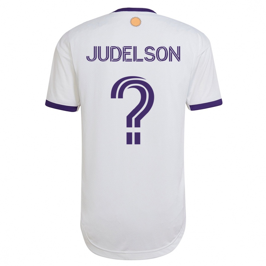 Herren Fußball Dylan Judelson #0 Weiß Auswärtstrikot Trikot 2023/24 T-Shirt Luxemburg