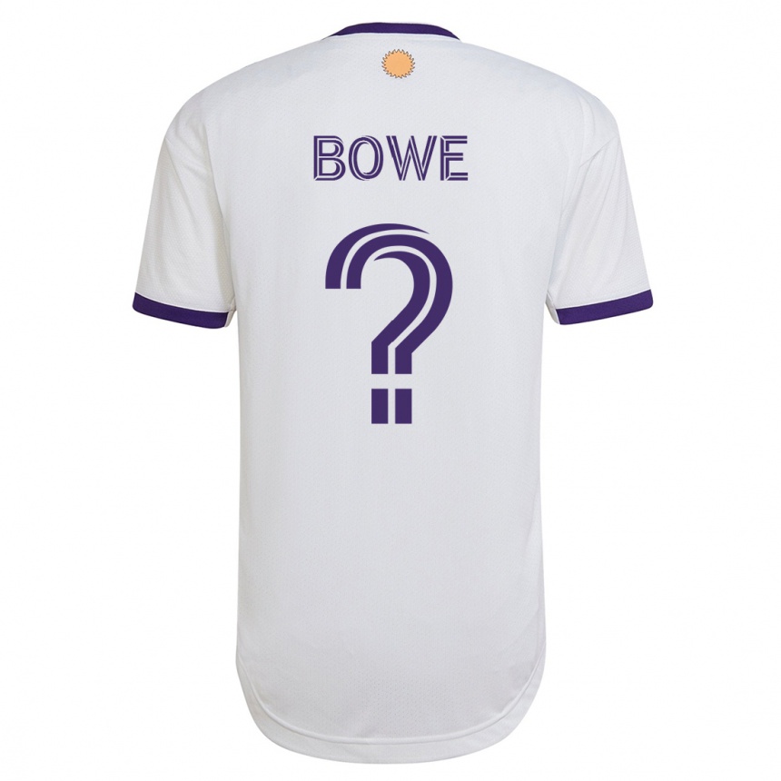 Herren Fußball Thomas Bowe #0 Weiß Auswärtstrikot Trikot 2023/24 T-Shirt Luxemburg