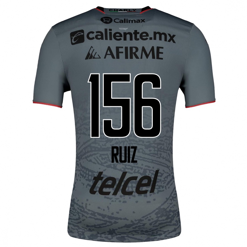 Herren Fußball Emilio Ruiz #156 Grau Auswärtstrikot Trikot 2023/24 T-Shirt Luxemburg
