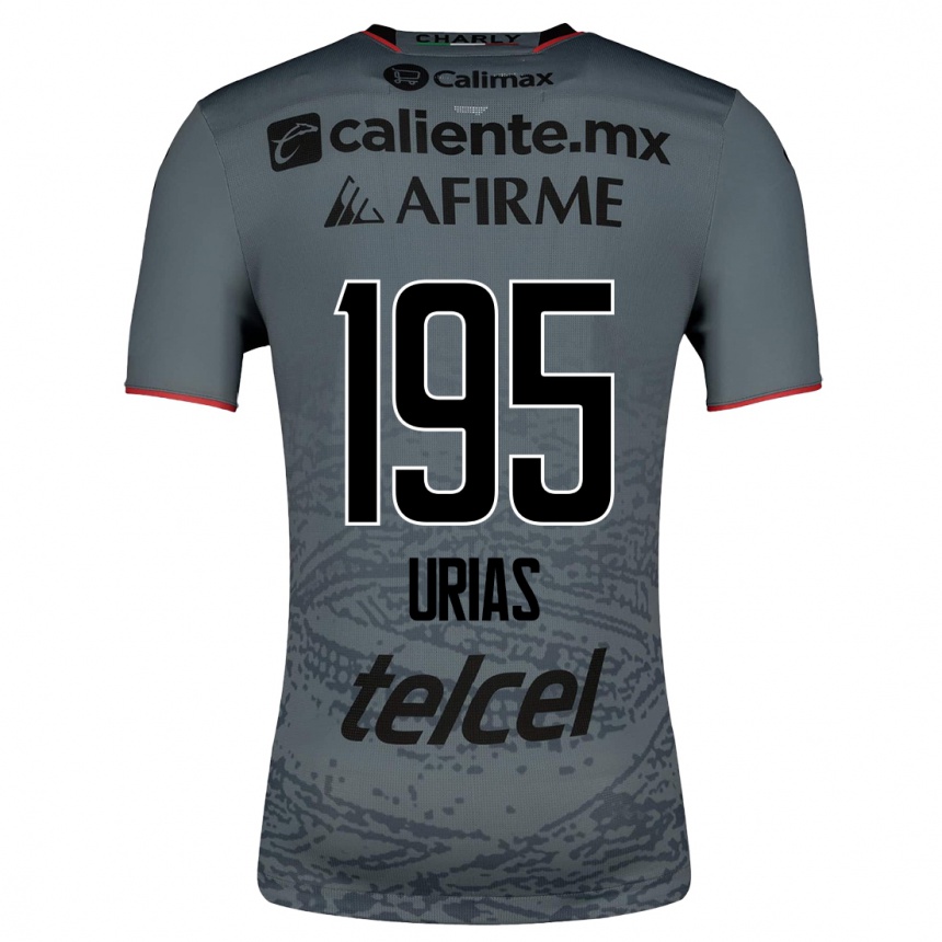 Herren Fußball Héctor Urías #195 Grau Auswärtstrikot Trikot 2023/24 T-Shirt Luxemburg