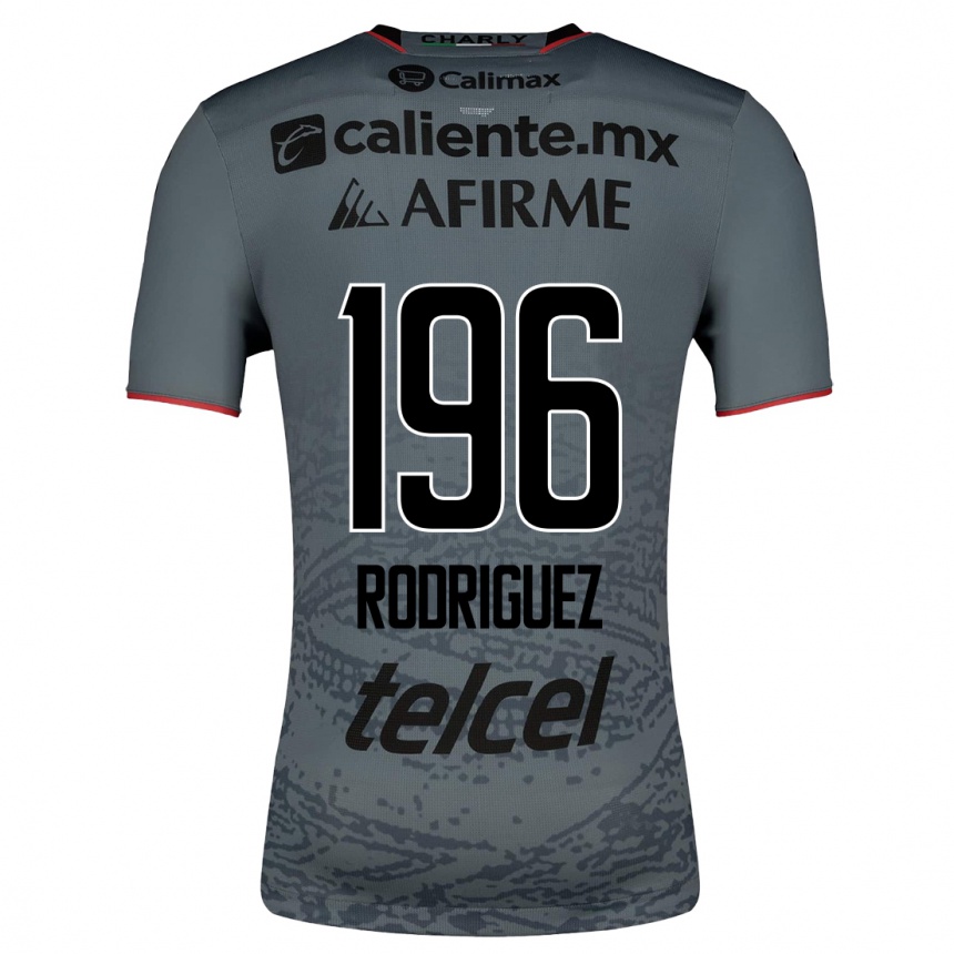 Herren Fußball Prince Rodríguez #196 Grau Auswärtstrikot Trikot 2023/24 T-Shirt Luxemburg